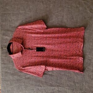 Michael Rouen Paisley Cooling Sport Golf Polo